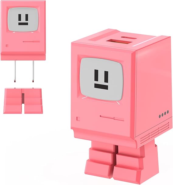 Aolcev for iPhone Charger Fast Charging 2 in 1 USB A USB C Charger Block