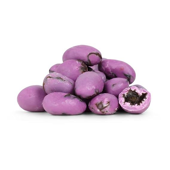 Purple Yogurt Covered Raisins by It's Delish, 1 lb Bulk | Kosher Dairy-Free Yogurt Covered Fruit for Vegan Snacking | Dried Raisins Coated in Yogurt-Flavored Shell Snack Treats