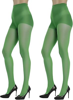 Citystl 2 Pairs Womens Black Sheer Tights - 30D Not Rip Control Top Pantyhose - Reinforced Toes