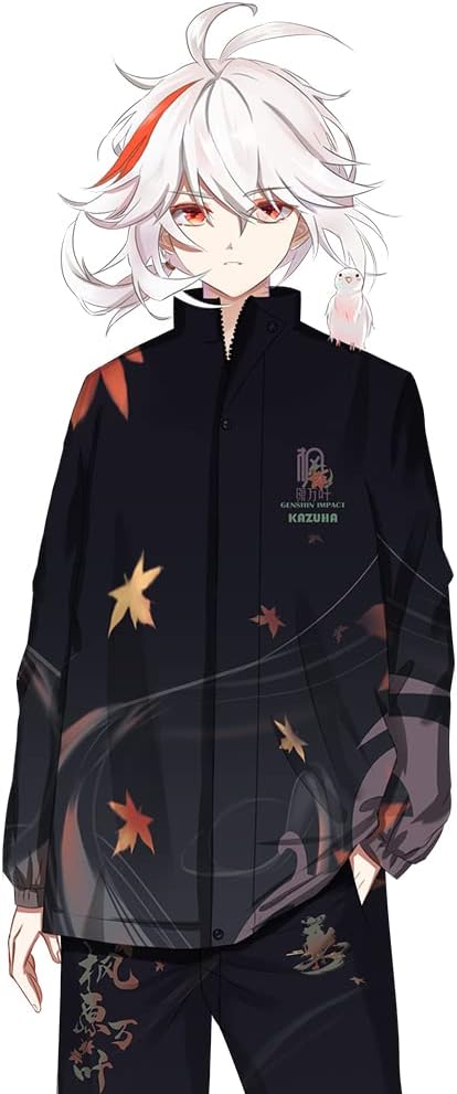 RUIBOCOS Genshin Impact Kaedehara Kazuha Impression Jacket Coat Trousers Suit Costumes Unisex
