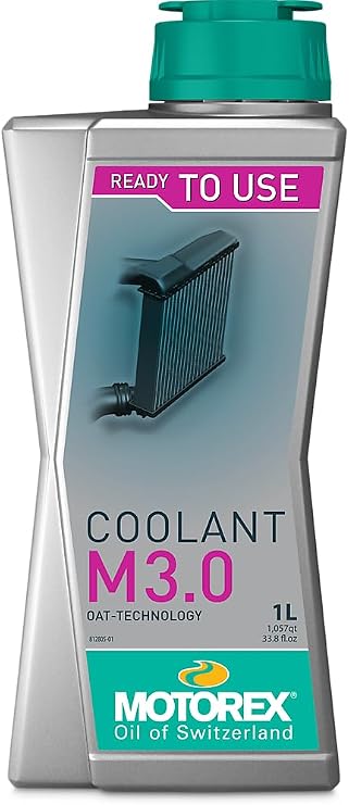 Motorex 198463 Ready to Use M3.0 Ethylene Glycol Coolant, 1 Liter