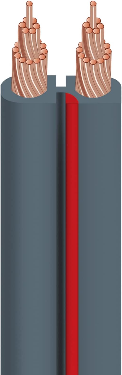 AudioQuest X-2 bulk speaker cable - 14 AWG 30' (9m) spool - gray jacket