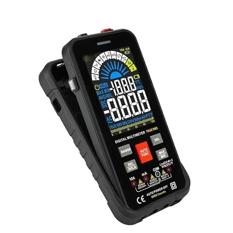 Smart Multimeter 9999 Counts True RMS Digital Smart Auto Range 1000V 10A Tester Meter Ohm Hz Capacitance
