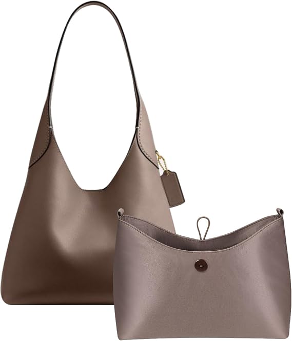 ZTUJO Purse Organizer Insert For Coach Brooklyn 28 and 39 (Lighting Coffee, For Brooklyn 39)