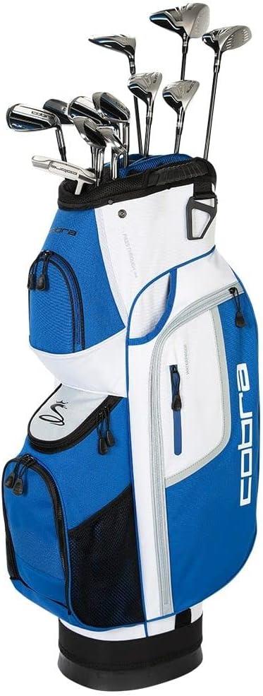 Cobra Golf Fly-XL Complete Golf Set-Graphite RH Cart Bag, BlackBlue