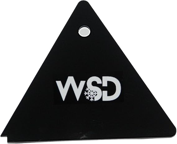 WSD Triangle Scraper Tri Scraper ski and Snowboard Wax Scraper