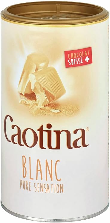 Caotina Hot White Chocolate Powder 500G (White Chocolate) | White Cocoa Powder Suitable for Baking And Drinking | Authentic Swiss Chocolate Drink - imported by DFB