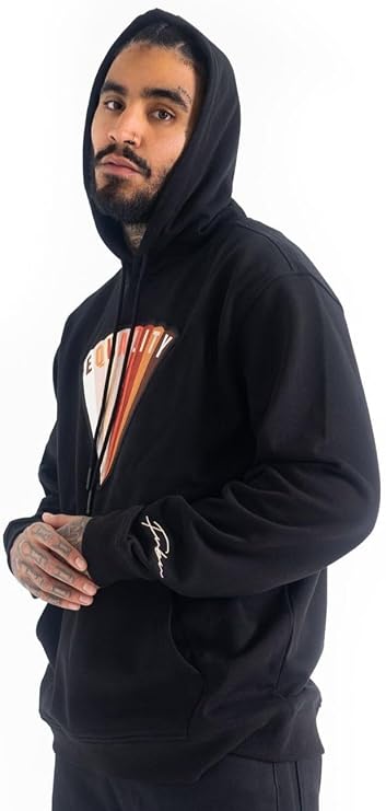 FUBU Black Equality Hoodie, Large