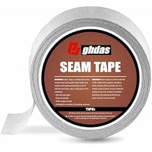 Bghdas Peel and Stick Seam Tape, Repair Leaks and Restores Roof Seams and Tears, Used for Bonding Metal, Wood, EPDM, Fiberglass, and Tiles, Efficient to Use, 2 Inch x 50 Feet Roll(1 Piece)