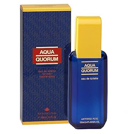 Antonio Puig Aqua Quorum Eau de Toilette Spray for Men 3.4 fl oz