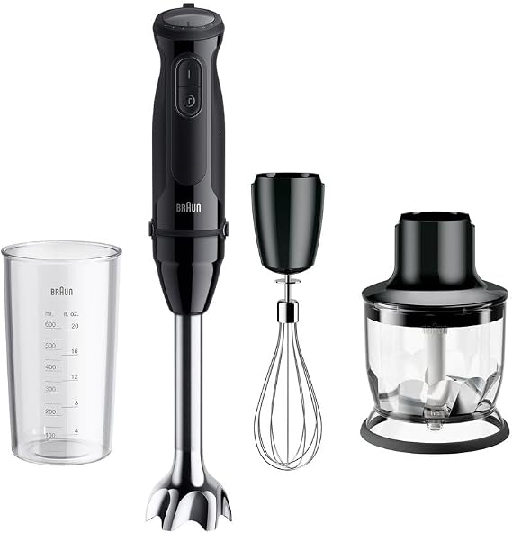 Braun MQ50202M MultiQuick 5 Hand Blender Set Black
