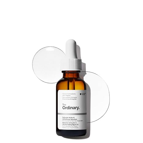 The Ordinary Salicylic Acid 2% Anhydrous Solution, Gentle Exfoliating Serum for Blemish-Prone Skin and Uneven Texture