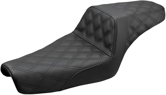Saddlemen 807-11-175 Step-Up Full Lattice Stitch Seat - Black