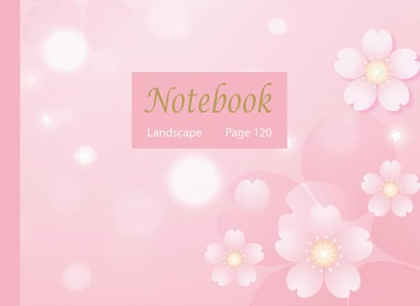 Notebook Landscape: Ruled /Lined Journal for work, taking notes.