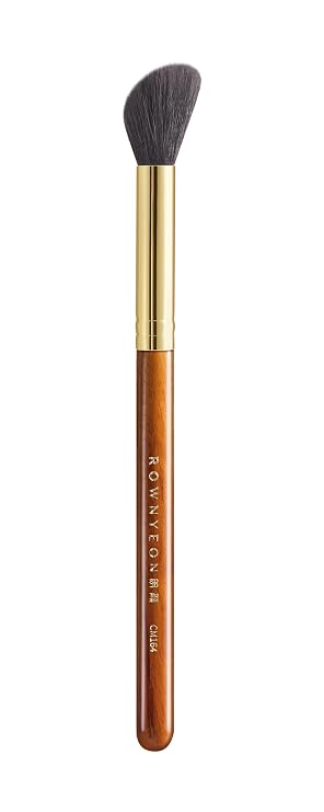 Desert Oak Series Eyeshadow Blending Brush - Dome Goat Hair Bristles for Seamless Crease Work, Premium Bubinga Handle with Gold Brass Ferrule (CM 169)