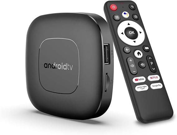 Android 14.0 TV Box,TV Box with 2GB RAM 16GB ROM RK3518 Quad Core Cortex A53 Mali-450 MP2 GPU,Smart Tv Box Support 8K and 2.4G/5.8G dual-band Wifi,Bluetooth 5.4,HD2.0 USB3.0