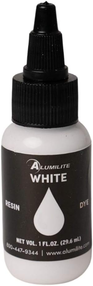Alumilite Colorant Single Color Liquid Pigment Dye White