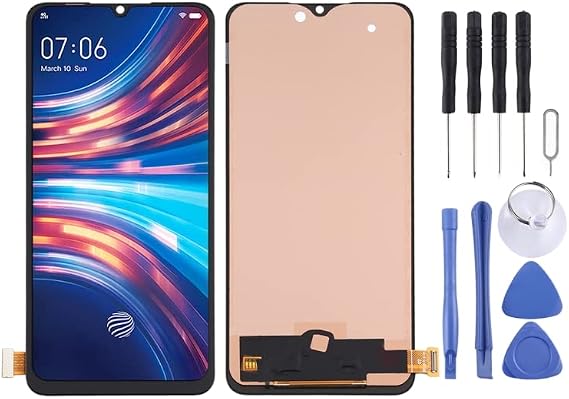 Mobile Phone LCD Display TFT Material LCD Screen and Digitizer Full Assembly (No Fingerprint Identification) For Vivo Y7s /Y9s / IQOO Neo / Z5 / S1 V1907 (Asia) / V17 Russia (V1945A,V1945T) / V17 Neo