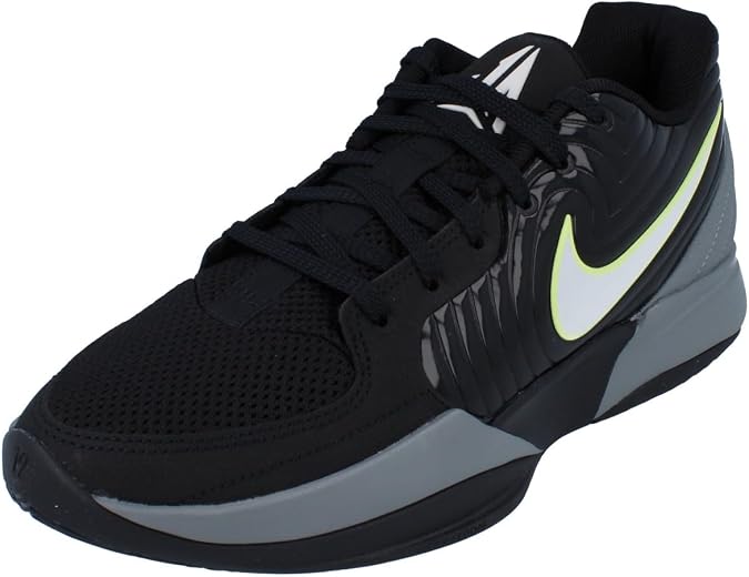 Nike Ja 2 Basketball Shoes (FD7328-001, Black/Light Smoke Grey/Light Lemon Twist/Phantom)