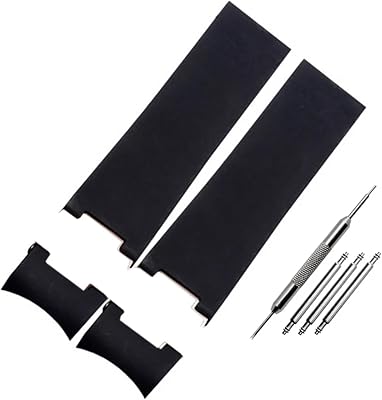 22x20mm DIVER and MARINE Waterproof Silicone Rubber watchband Wrist Watch Band Belt For Ulysse Nardin Man strap tools