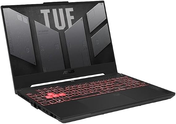 ASUS TUF Gaming A15 (2023) Gaming Laptop, 15.6 FHD 144Hz, 100% sRGB Display, GeForce RTX 4060, AMD Ryzen 7 7735HS, 16GB DDR5, 1TB PCIe SSD, Wi-Fi 6, Windows 11, FA507NV-EH74