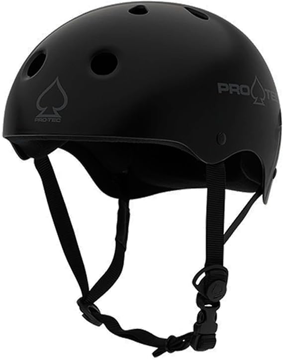 PRO-TEC Skateboard Helmet, Classic Skate Mate, Black