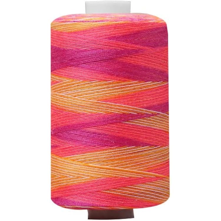 Serger Thread, All-Purpose Thread for Sewing, Rainbow Thread, Variegated Polyester Sewing Thread, Yards Spool Thread for Sewing Crochet Embroidery Machine Thread Purple