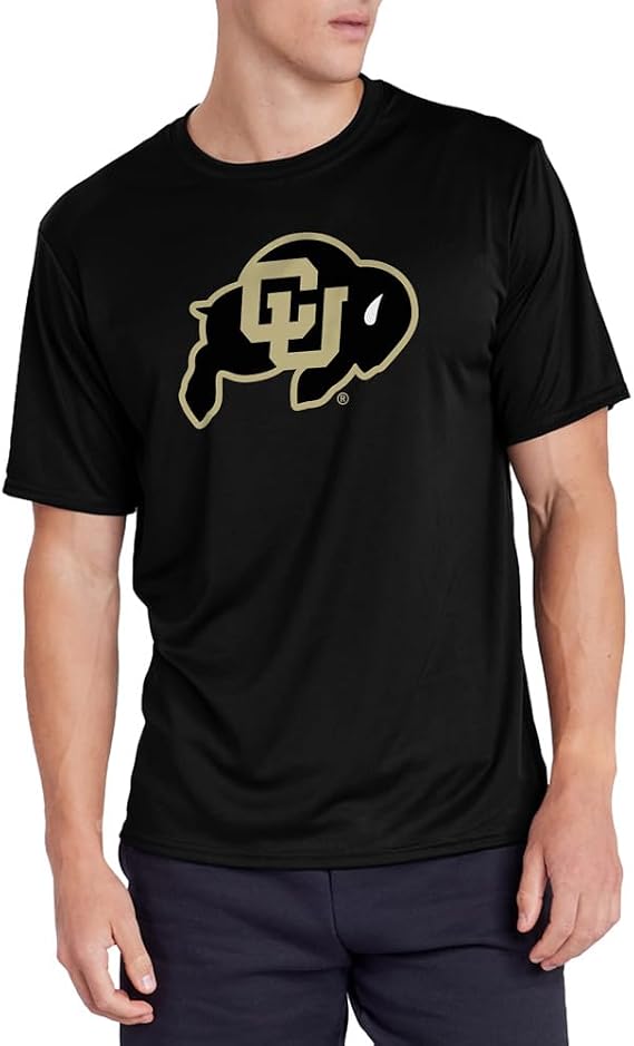 Official NCAA Collegiate Men's Sport Active T-Shirt Primary Logo Collection