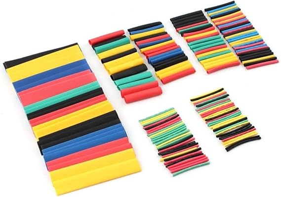 UNICHROME 530 Piece Macaron Cable Insulation Heat Shrinkable Cable Repair Kit