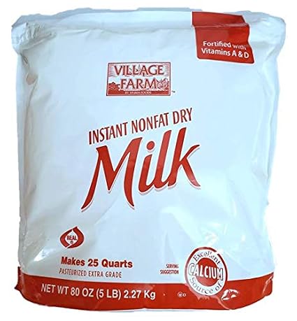 Village Farm Instant Nonfat Dry Milk, 5lbs.