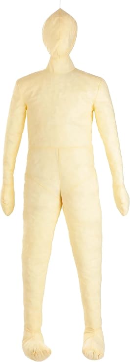 Fun Costumes Poseable Dummy 5 FT Halloween Mannequin Decoration Adjustable Shape, Hanging Cord, Haunting Enthusiasts Display Standard