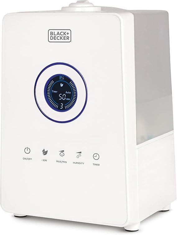 BLACKDECKER 1.45 Gallon Ultrasonic Humidifier with Full Function Remote
