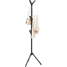 Hat Clothes Rack | Freestanding Hat Coat Storage Stand | Thickened Steel Tube Clothes Storage Rack for Hall, Corridor, Living Room, and Bedroom