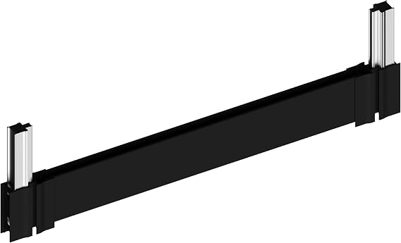 Hakuna Pets Large Black Glass Patio Pet Door V2 Bottom Extension