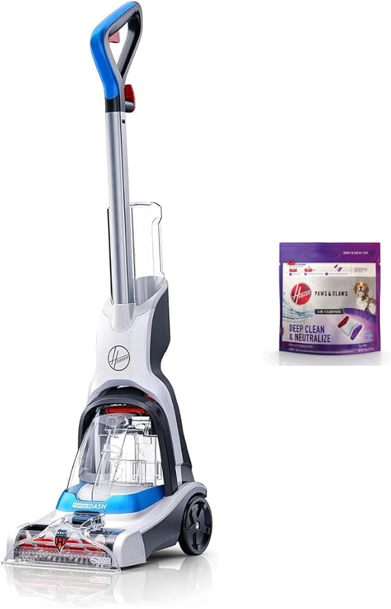 Hoover PowerDash Pet Compact Carpet Cleaner Machine | Lightweight Carpet Shampooer Machine, Pair with a Hoover Cleaner Solution for a Bright, Refreshed Home