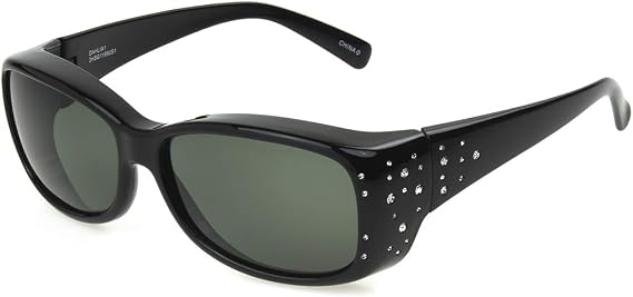 Dioptics Women's Haven Dahlia Fits Over Sunglasses Rectangular