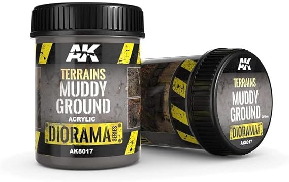 AK Interactive : Terrains Mud Soil Effect Pasta 250 ml (Acrylic)