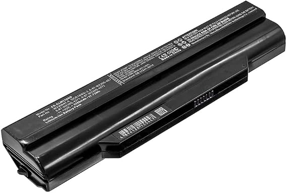 Replacement Battery for Clev'o W230,W230SD,W230SS,W230ST,W230ST Barebones,PN:3ICR18/65/-2,6-87-W230S-4271,6-87-W230S-4272,6-87-W230S-4E7,W230BAT-6,5200mAh