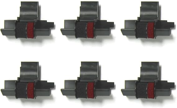 (6 Pack) Calculator Ink Roller Replaces Casio IR40T, Canon CP13, Sharp EA772R