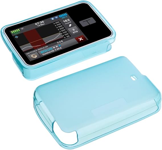 Case compatible with Tandem T:Slim X2 Tandem T:Slim X2 bag rubber TPU protection blue