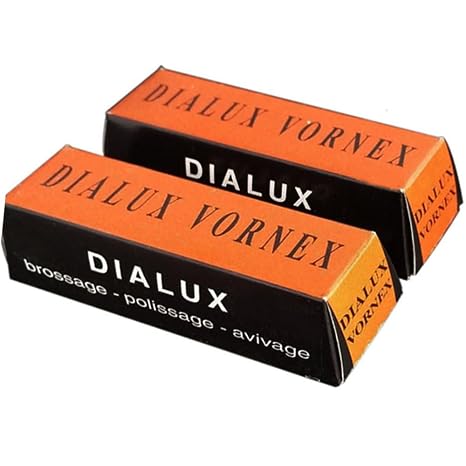 Dialux Vornex Pate De Brossage Pre-Polish Orange Tripoli Cutting Compound 2 Bars