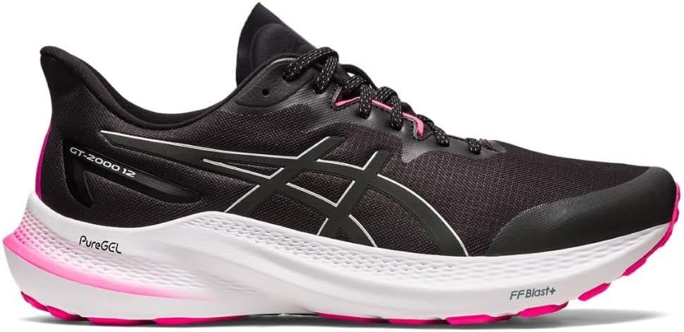 ASICS GT 2000 12 Man Running Shoes Black Silver