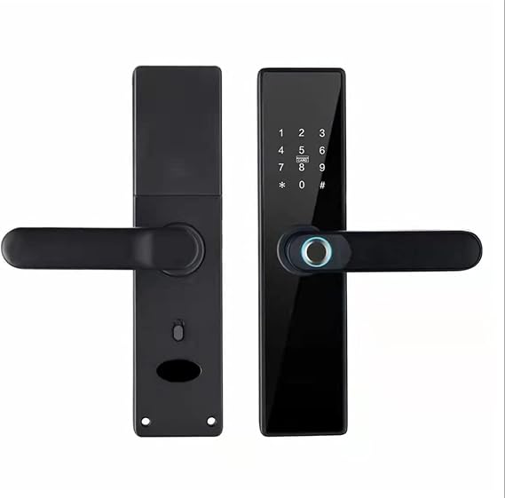 Smart Door Lock TT Lock Electronic Lock Smart Door Lock Fingerprint Lock Password IC Card Key For Smart Home Door Home Office Apartment(Without