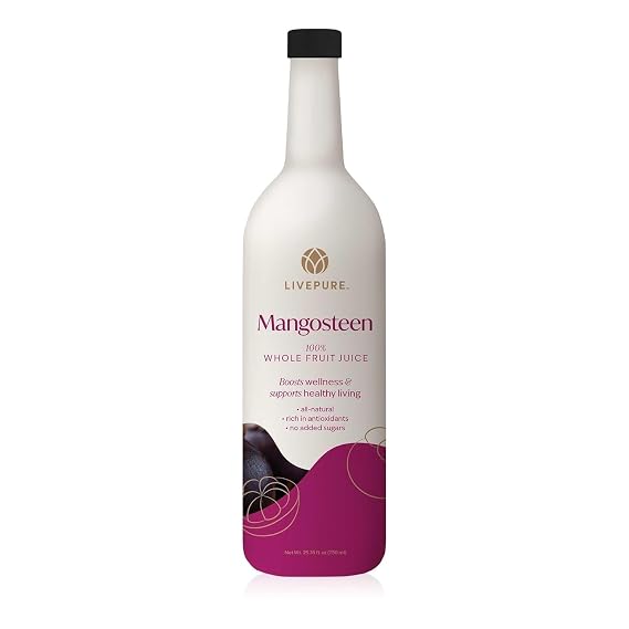 PURE Mangosteen 750ml | Xanthones, Antioxidants, Vegan, Kosher, Gluten-Free