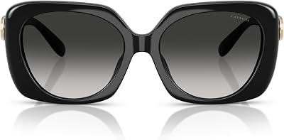 COACH womens Hc 8422 U Square Sunglasses