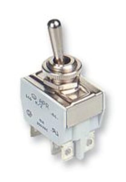 APEM 641H/2 Switch, Toggle, DPST, 15A, 250V