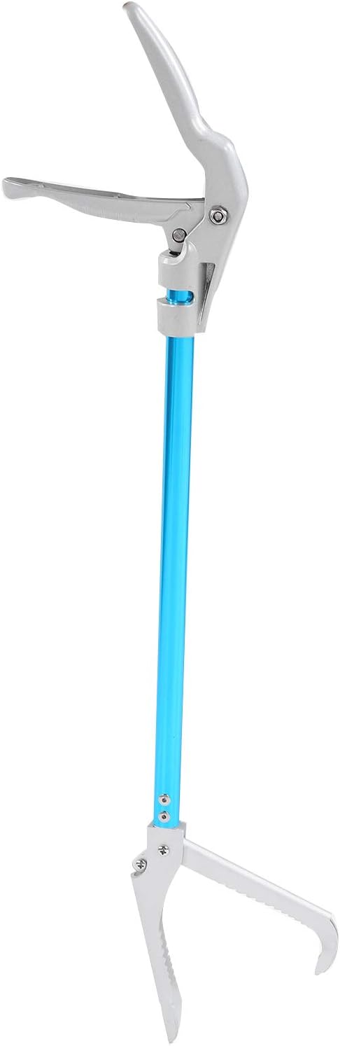 Professional Snake Catcher, Collapsible Extra Heavy Duty Reptile Grabber Tongs Stick Rattlesnake Handling Tool Trash Pick Up