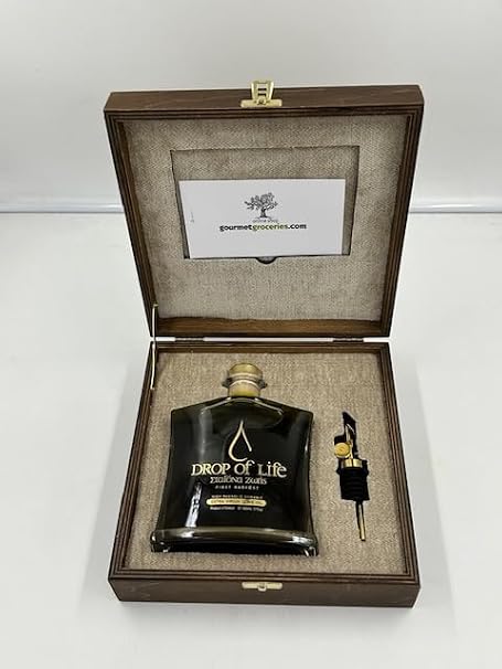 Drop Of Life Limited Edition Organic Olive Oil | World's Richest In Polyphenols | NEW Harvest | 16.9fl oz - 500ml |3005 mg/kg