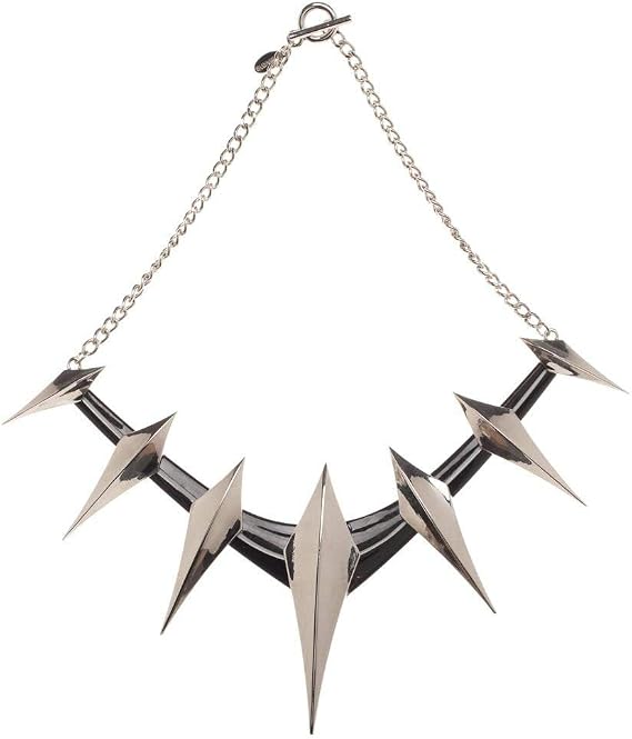 Black Panther Spike Cosplay Collar Necklace Standard