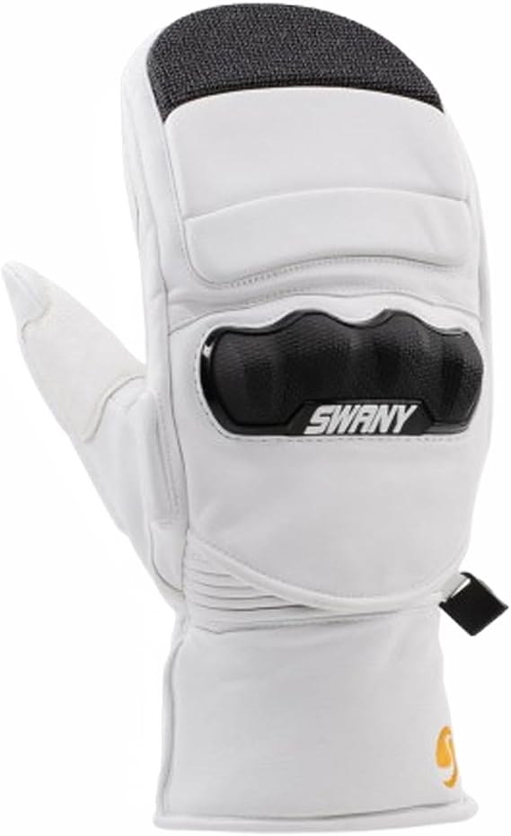 Swany Men's Hayate-S Warm Insulated Waterproof Breathable Reinforced Cold Weather Winter Snow Skiing Mittens